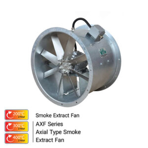 اگزاست فن مقاوم در برابر حریق اف۳۰۰ (Axial Smoke Extraction Fan-F300)